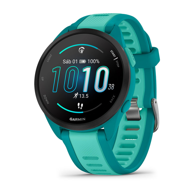 RELOGIO GARMIN FORERUNNER® 165 MUSIC TURQUESA/ÁGUA