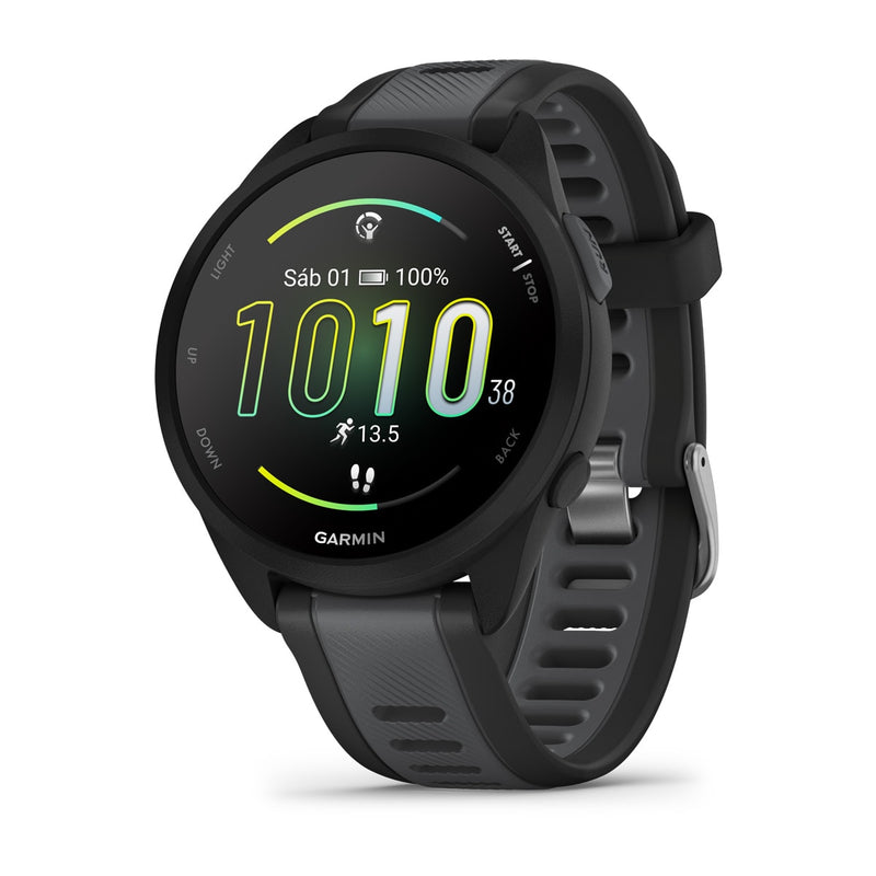 RELOGIO GARMIN FORERUNNER® 165 MUSIC PRETO/CINZENTO ARDÓSIA