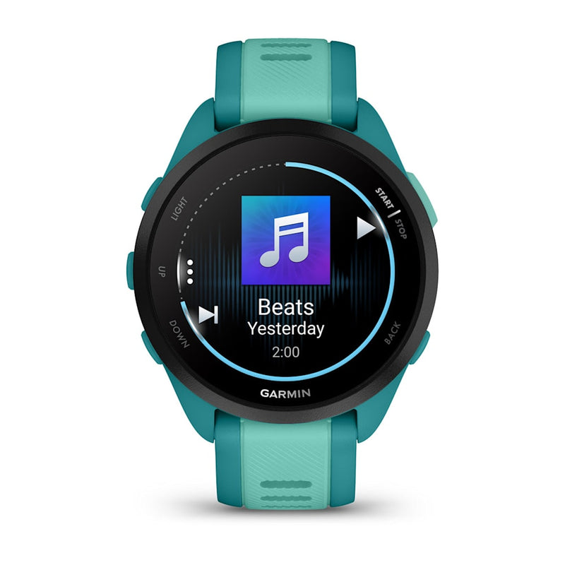 RELOGIO GARMIN FORERUNNER® 165 MUSIC TURQUESA/ÁGUA