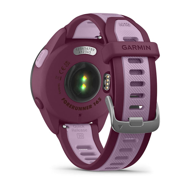 RELOGIO GARMIN FORERUNNER® 165 MUSIC BORDEAUX/LILÁS